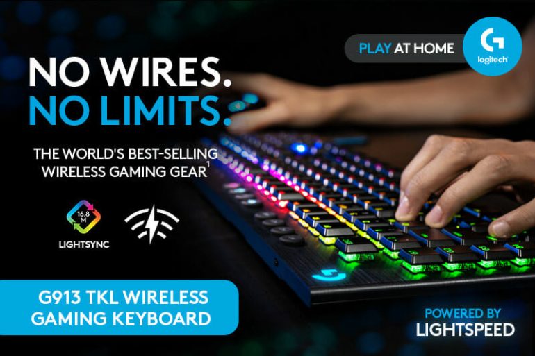 Logitech G913 TKL Wireless Gaming Keyboard - Shopee 9.9 sale