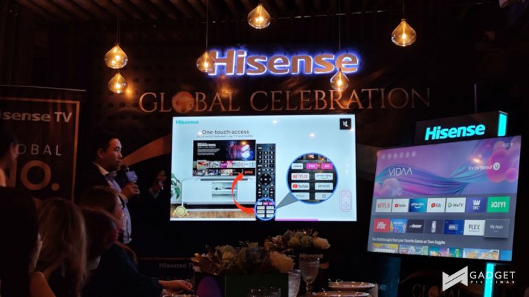 Hisense - VIDAA Smart TV OS - buttons controller