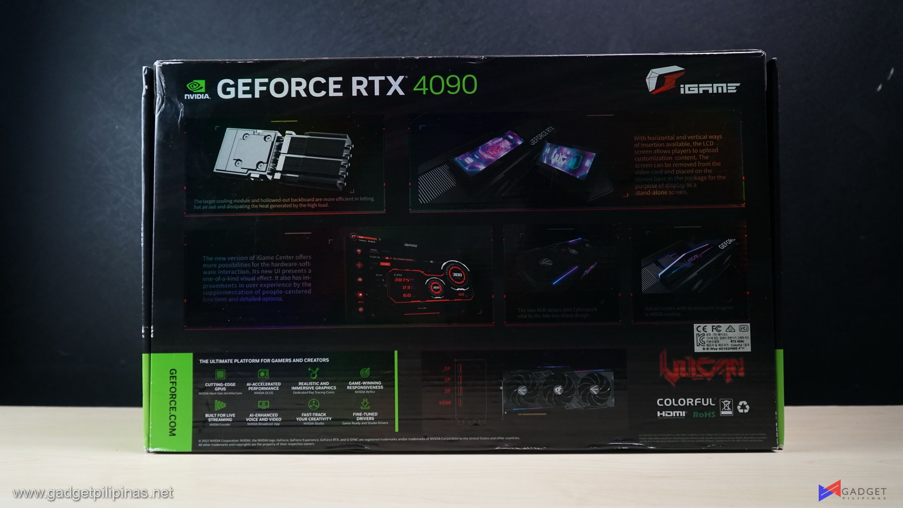 Colorful iGame RTX 4090 Vulcan OC-V Review 005