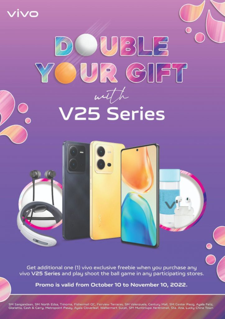 vivo V25 series - holiday promo - double your gift