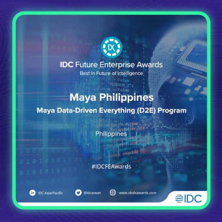 Maya - IDC Future Enterprise Awards 2022 - poster