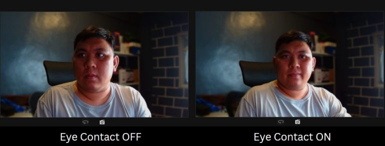 NVIDIA Broadcast 1.4 - Eye Contact Feature