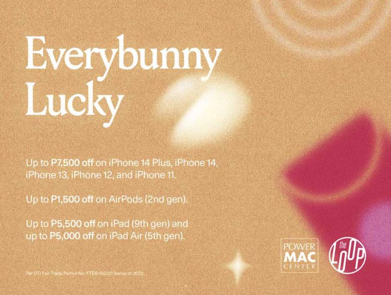 Hoppy Go Lucky - campaign - Power Mac Center - Everybunny Lucky