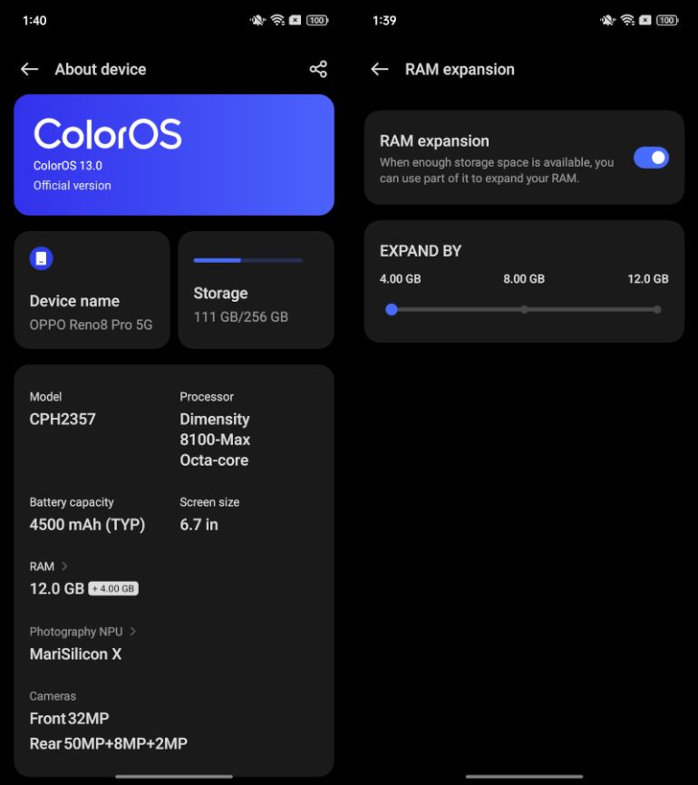 OPPO Reno8 Pro 5G Review ColorOS 13.0 3