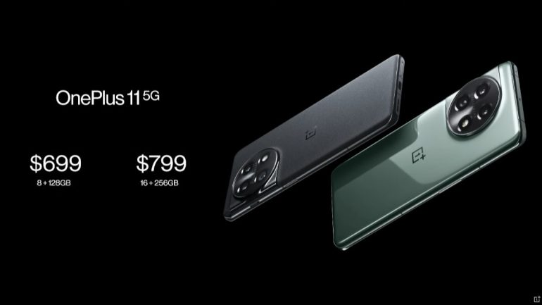 OnePlus 11 - global launch - USD price
