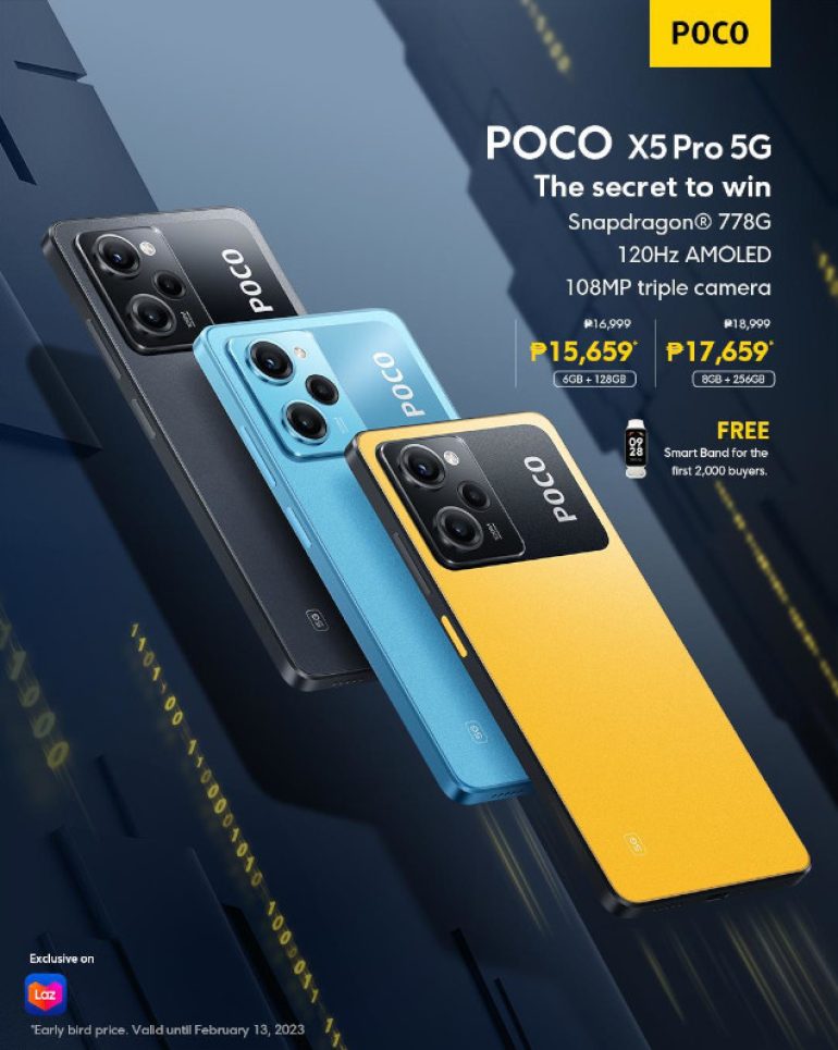 POCO X5 5G series - PH launch - POCO X5 Pro 5G - poster