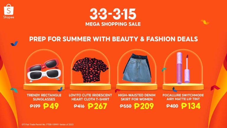 Shopee 3.3-3.15 Mega Shopping Sale - kecantikan