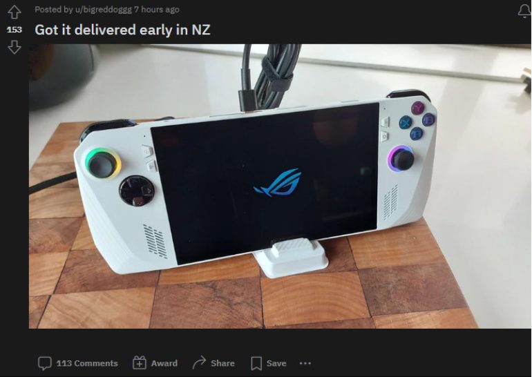 ASUS ROG Ally - alleged early shipping - 1