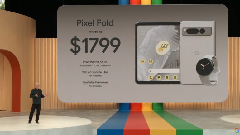 Google Pixel Fold - peluncuran - harga