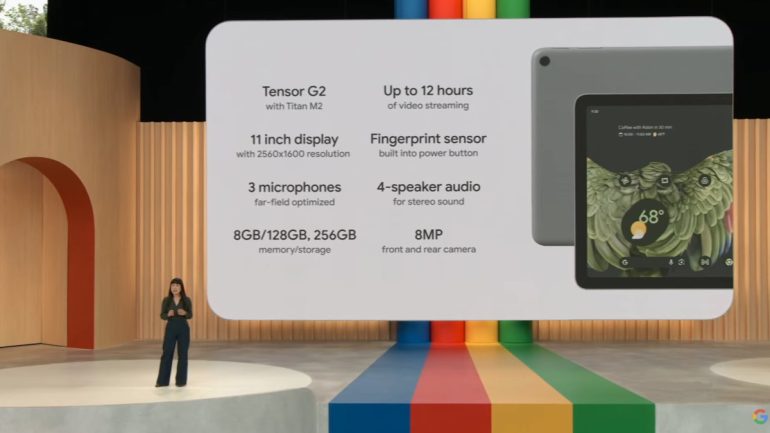 Google Pixel Tablet - peluncuran - sorotan