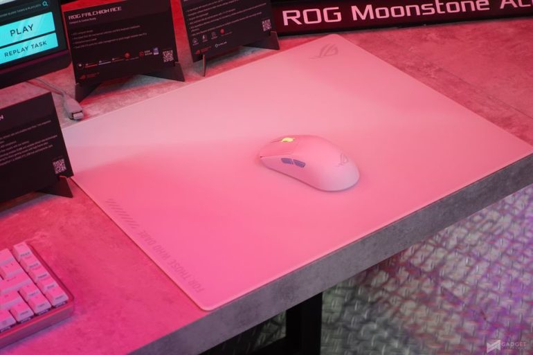 ASUS ROG Ace esports collection ROG Moonstone L and ROG Harpe Ace Aim Lab Edition Computex 2023