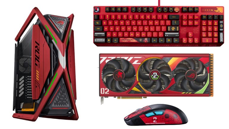 ASUS ROG Never Stop Gaming Event Gamescom 2023 EVA 02 collection