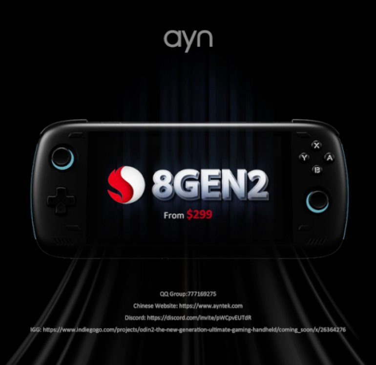 Ayn Odin2 chipset and starting price poster