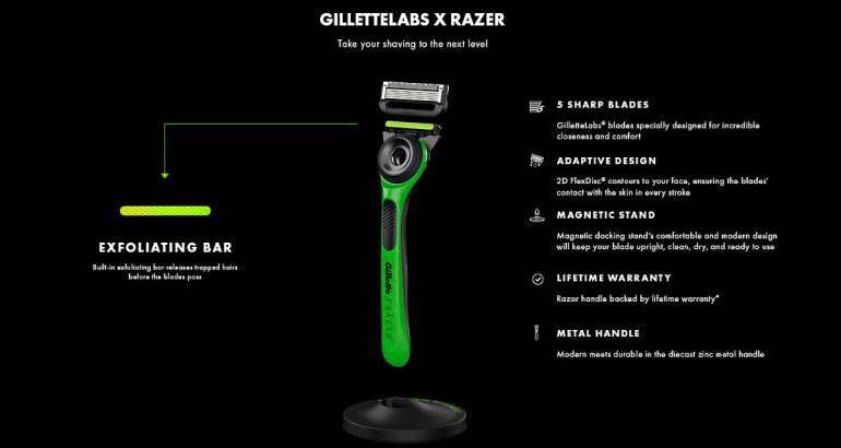GilletteLabs x Razer Limited Edition Razor 2