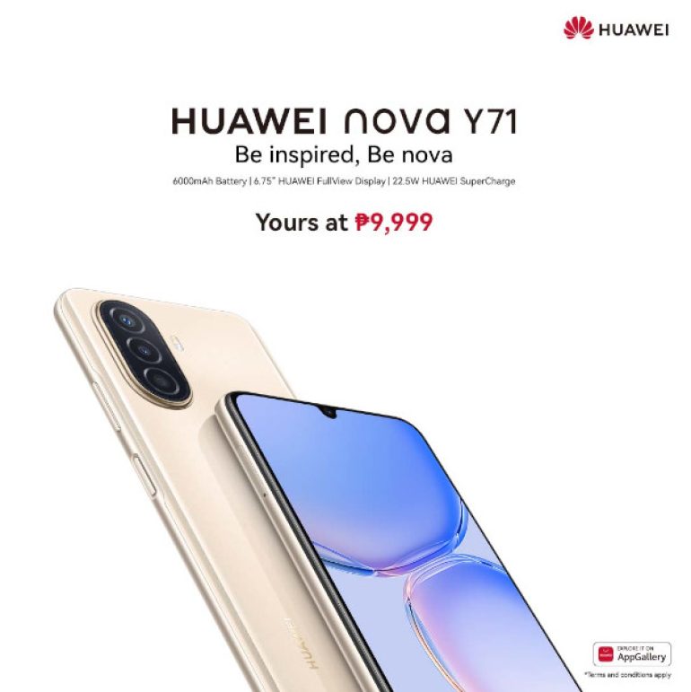 Huawei nova Y71 PH launch price