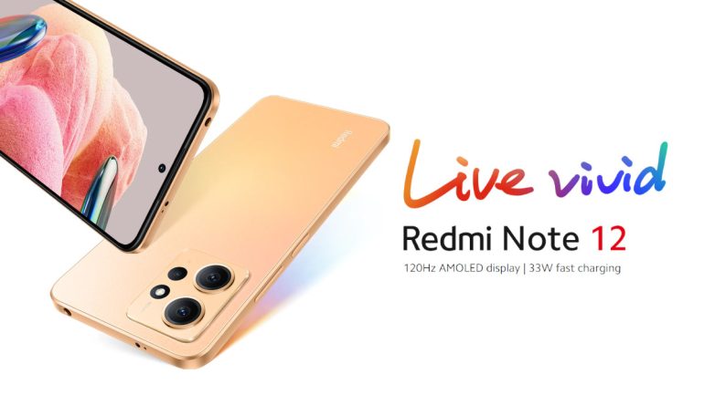 Redmi Note 12 new Sunrise Gold color 1