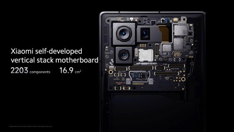 Xiaomi Mix Fold 3 launch vertical stack mobo