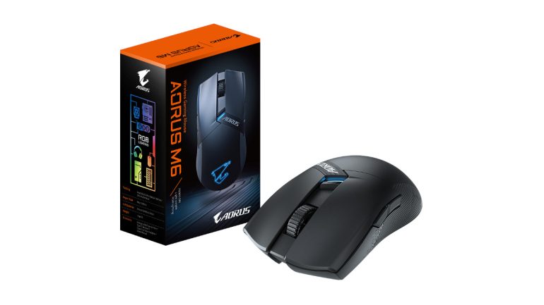 AORUS M6 lightweight wireless gaming mouse launch 2