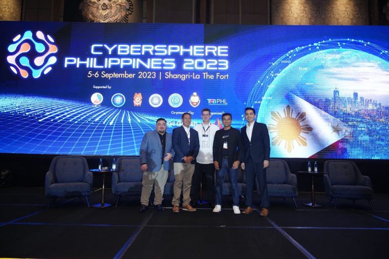 GCash Chief Information Security Officer Miguel Geronilla joins a panel about cybersecurity professionals min