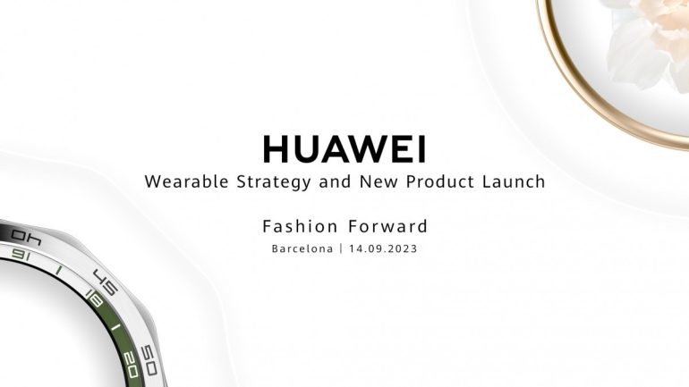 Huawei wearable launch event September 14