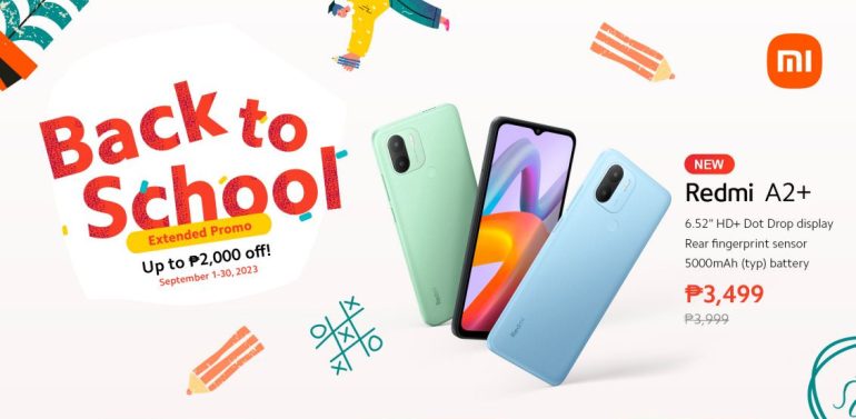 Xiaomi Extended Back to School Promo Redmi A2+