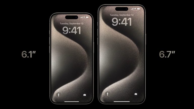 iPhone 15 Pro and 15 Pro max launch displays