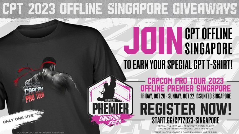 CAPCOM gamescom asia 2023 CPT 2023 Offline Singapore giveaway