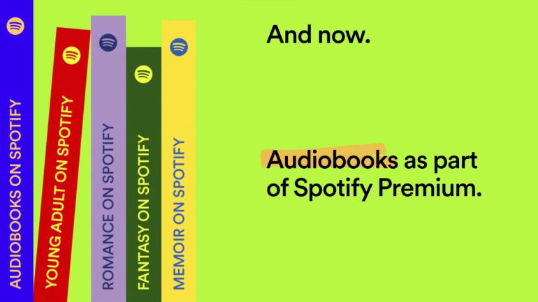 Spotify Premium audiobooks service 1
