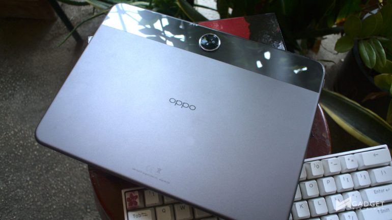 OPPO Pad Neo Review back panel 2