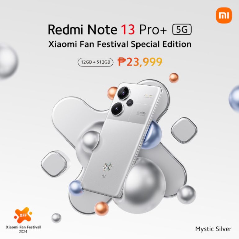 Redmi Note 13 Pro+ 5G Mystic Silver PH 3