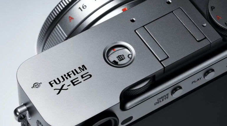 Fujifilm X E5 global launch FS dial