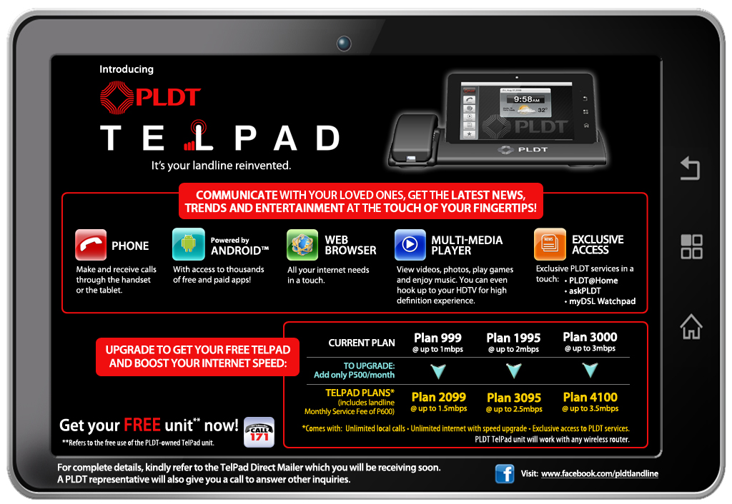 PLDT Introduces TelPad