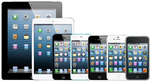 iOS6, iPhone3GS, iPhone4, iPhone4S, iPhone5, iPad2, Ipad3, Ipad Mini, iPod Touch, iTouch