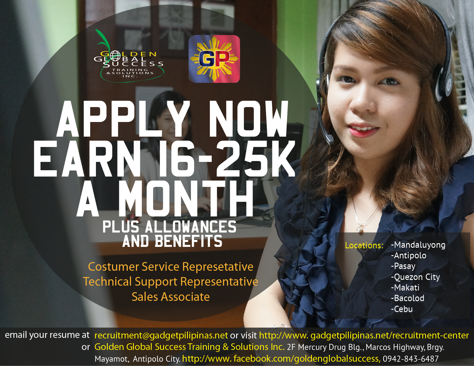 Be Part of a Growing Industry. Apply Now!