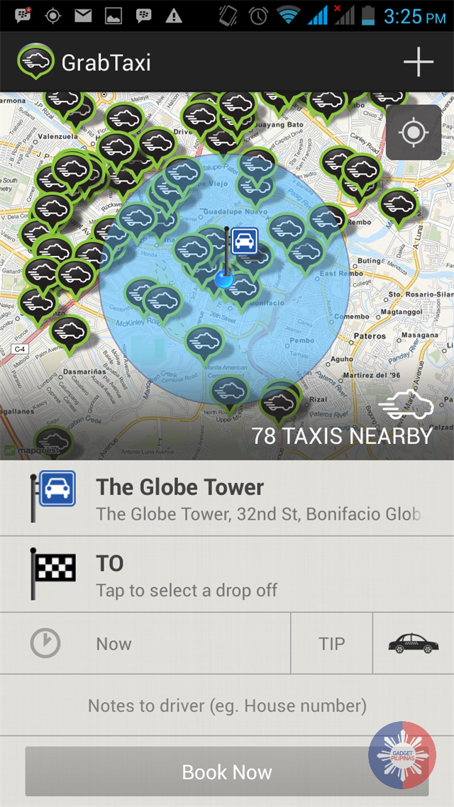 A sample screen grab