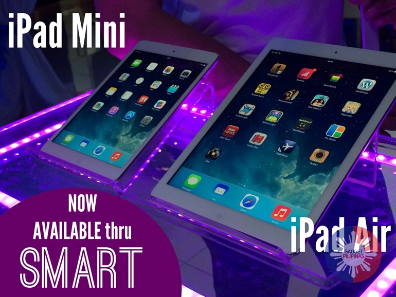 Smart Starts Offering iPad Air and iPad Mini with Retina display in the Philippines