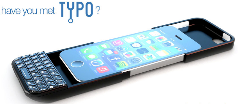 Typo Keyboard Case Helps You Type Faster Using your iPhone 5s