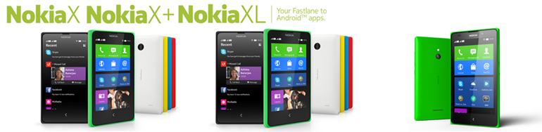 Nokia Launches Nokia X, X+ and XL, All Run on AOSP-Based Android