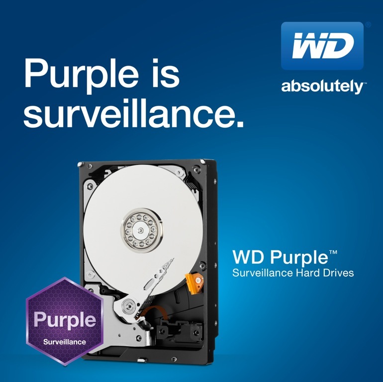 Western Digital Launches WD Purple 3.5 inch 4TB Hard Drive