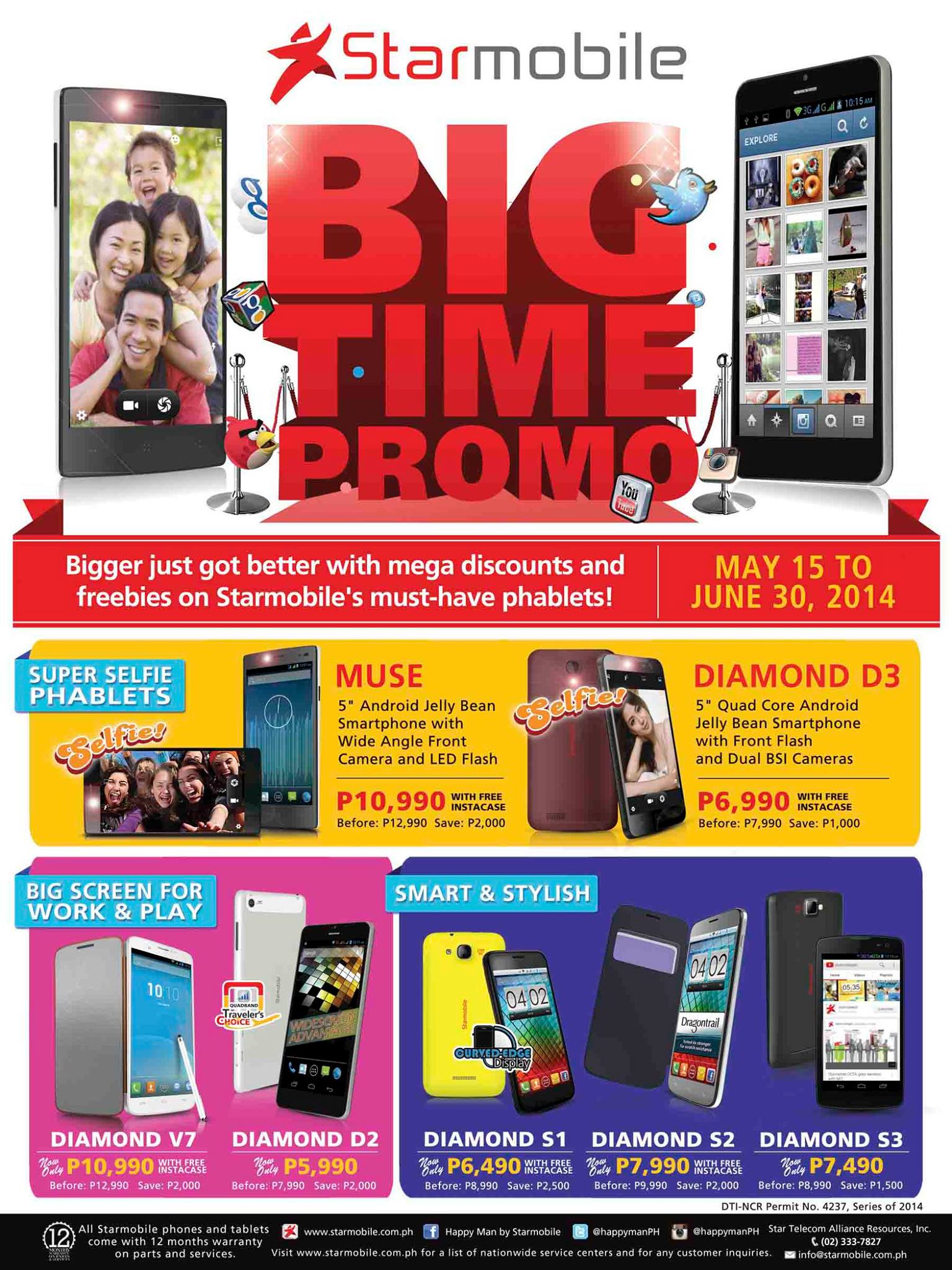 Starmobile Sells Big Time Phones with Big Time Discounts until June 30
