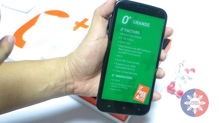 O+ Grande Is Your Entry Level Movie Viewing Phone