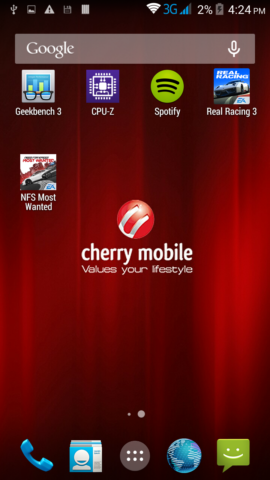 Cherry Mobile Excalibur OS 3
