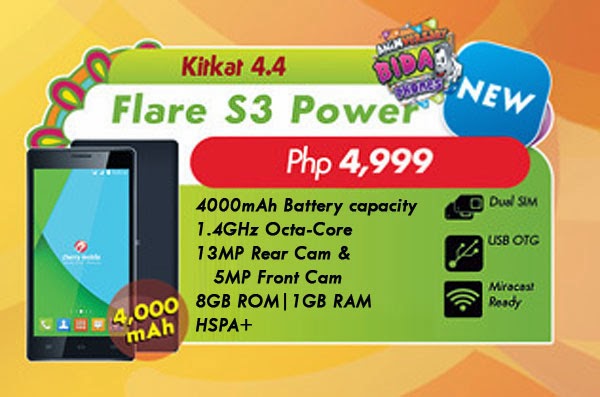 Flare S3 Power is Now Available, Rocks Octa Core processor and 4000mAh Battery