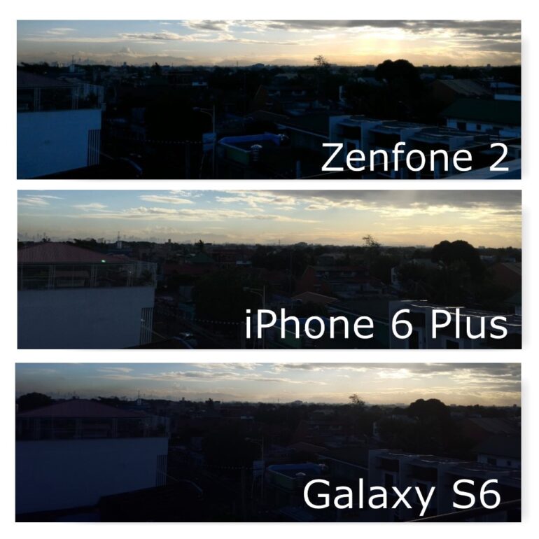 Zenfone 2 vs iPhone 6 Plus vs Galaxy S6