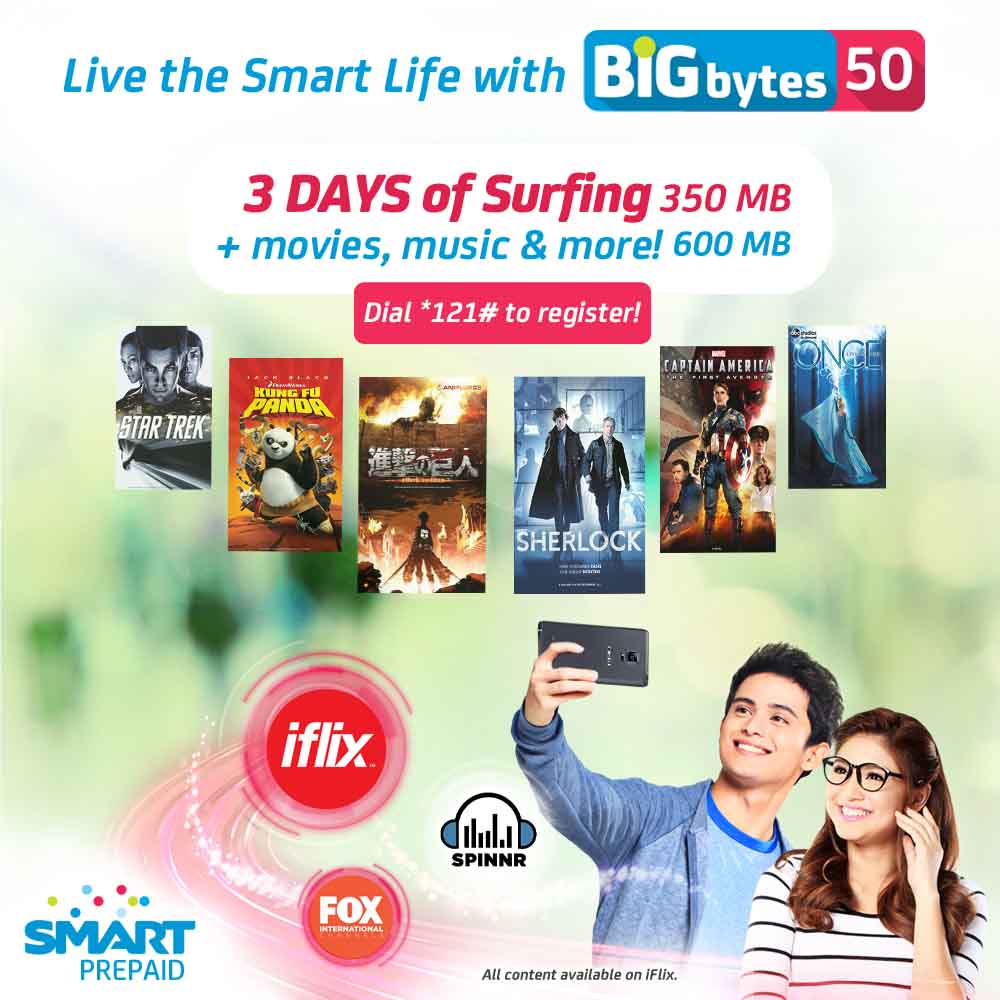 Get the Most out of your PhP50 with Smart Prepaid: Big Bytes 50