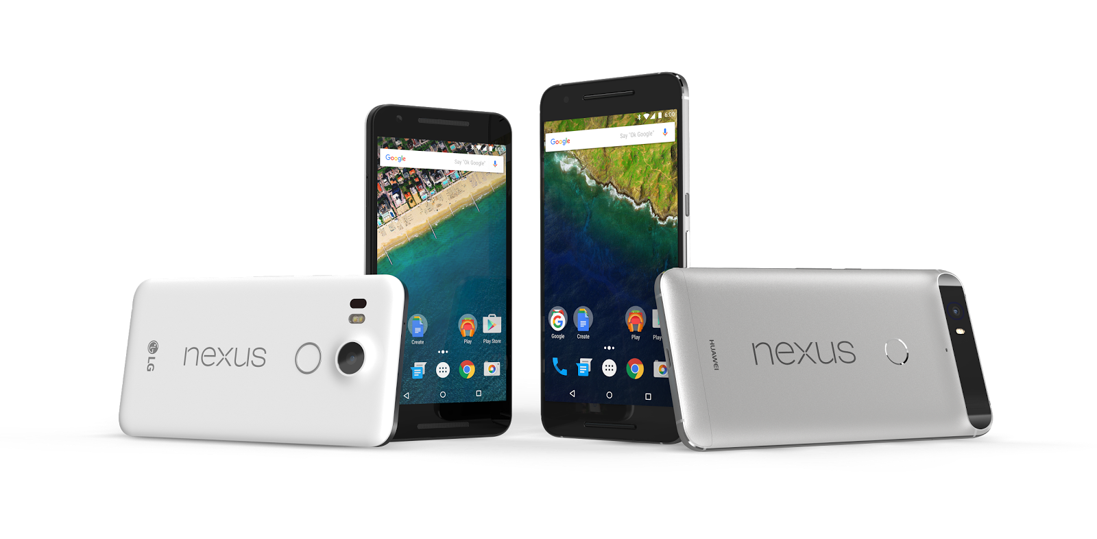 Google Nexus 5X and Nexus 6P officially announced, built in collaboration with LG and Huawei, respectively