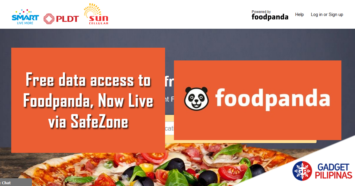 Free data access to Foodpanda, Now Live via SafeZone