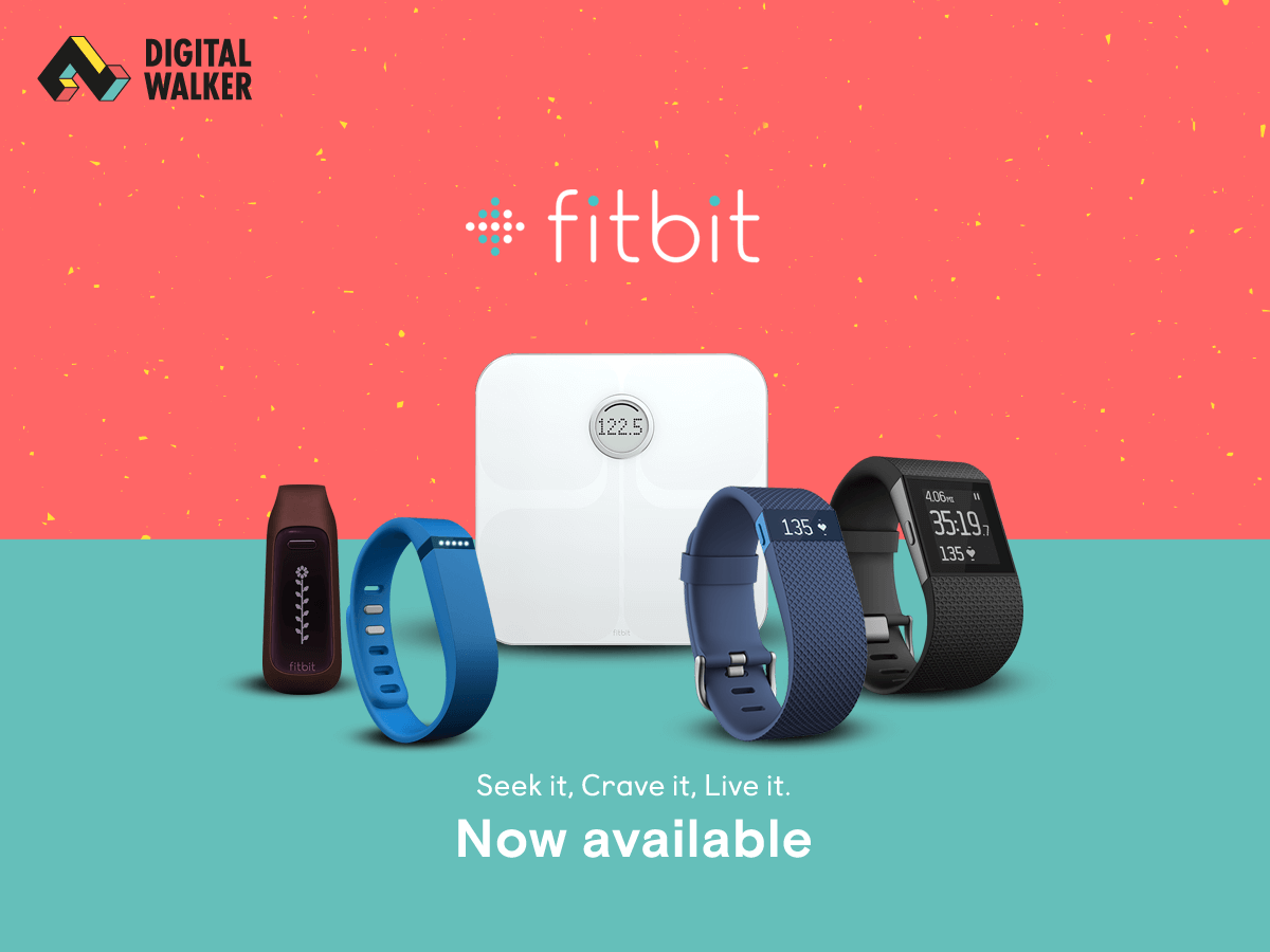 Fitbit Wearables, Now Available at Digital Walker