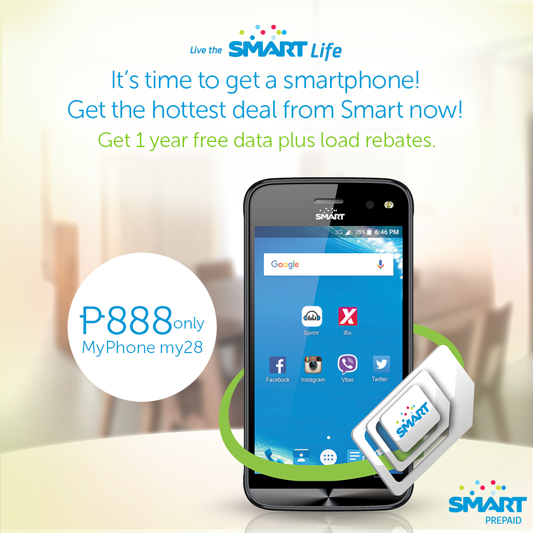 Embrace Android with Smart’s MyPhone My28 Smartphone Kit Offer