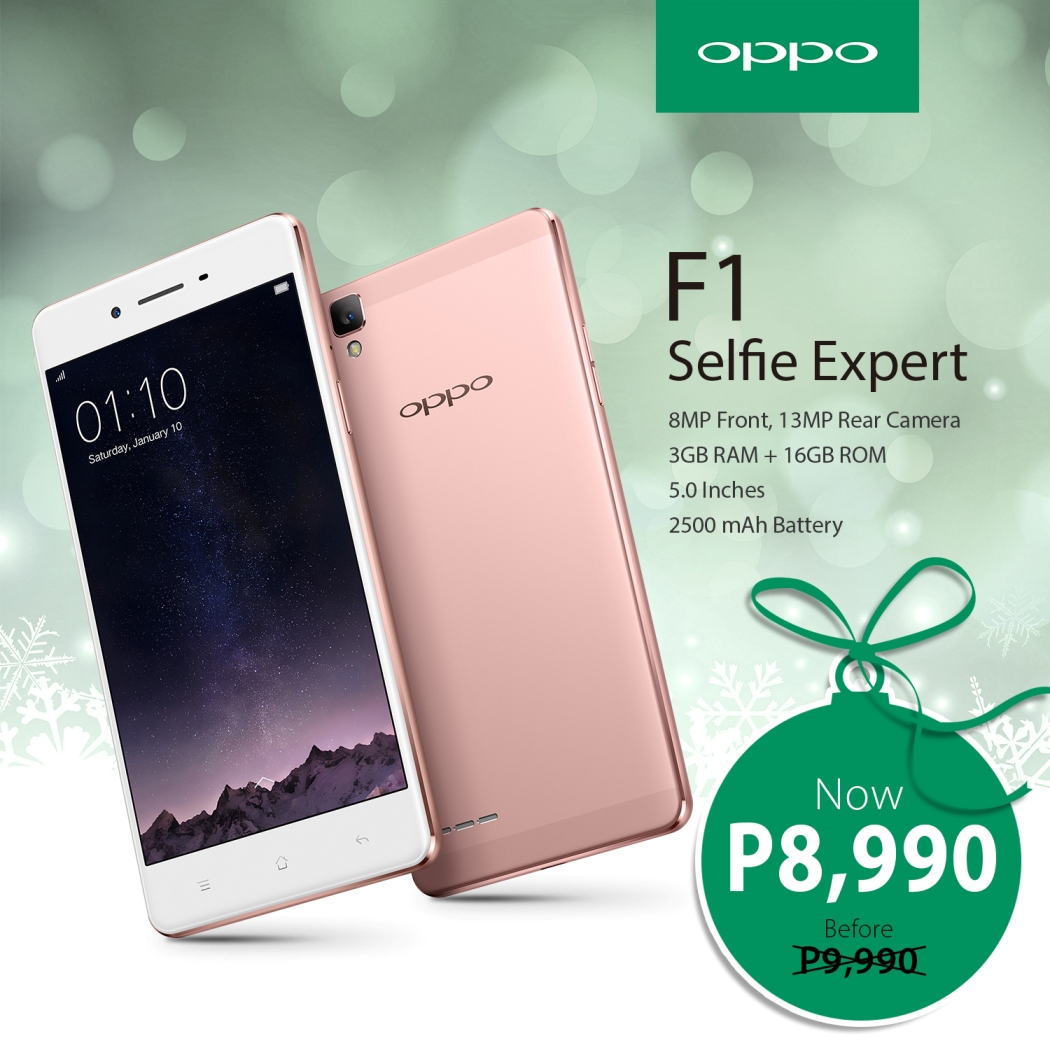 OPPO F1 Gets a Price Cut!